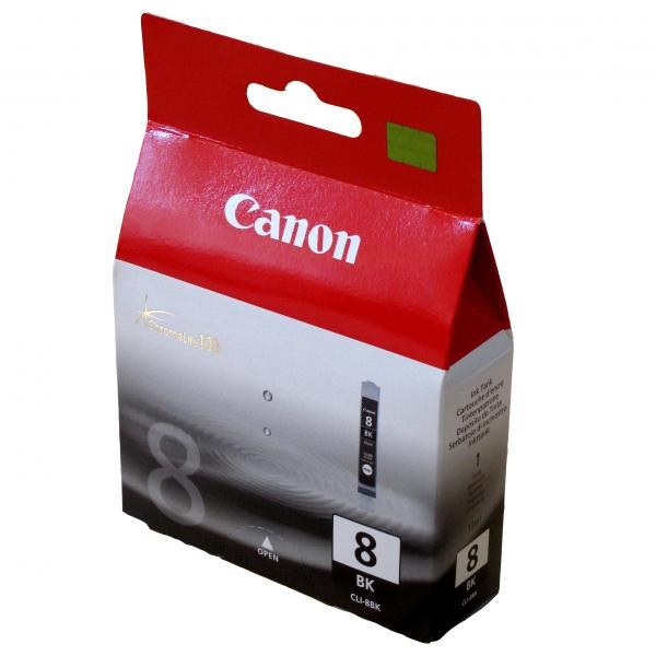 Canon originální ink CLI8BK, black, blistr s ochranou, 940str., 13ml, 0620B029, 0620B006, Canon