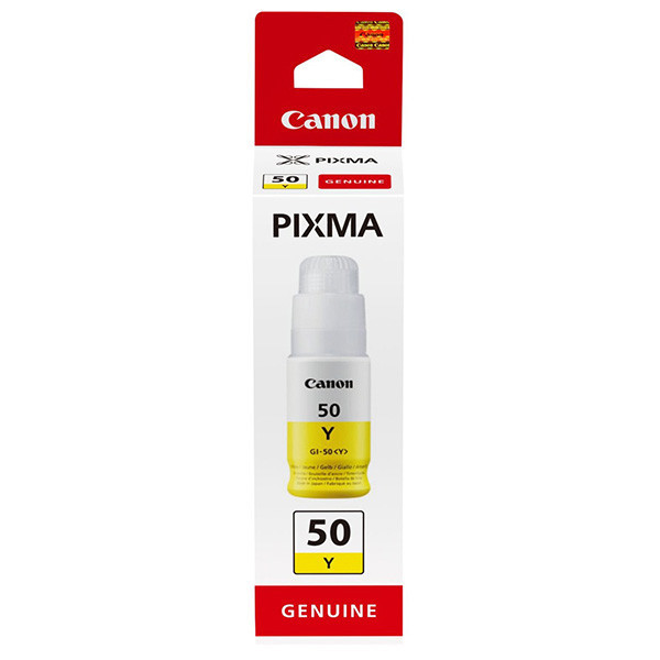 Canon originální ink GI-50 Y, yellow, 7700str., 9ml, 3405C001, Canon PIXMA G5050,G6050,GM2050