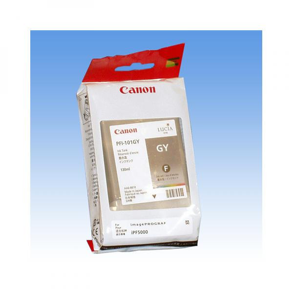 Canon originální ink PFI101GY, grey, 130ml, 0892B001, Canon iPF-5000