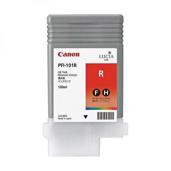 Canon originální ink PFI101R, red, 130ml, 0889B001, Canon iPF-5000