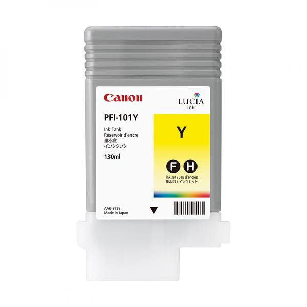 Canon originální ink PFI101Y, yellow, 130ml, 0886B001, Canon iPF-5000
