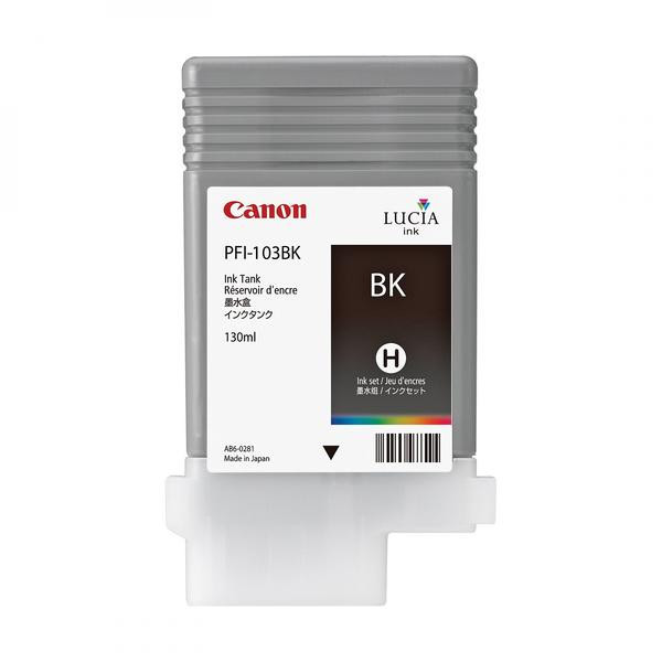 Canon originální ink PFI103B, photo black, 130ml, 2212B001, Canon iPF-5100, 6100