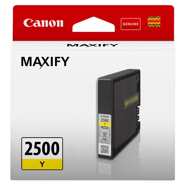 Canon originální ink PGI-2500 Y, yellow, 9.6ml, 9303B001, Canon MAXIFY iB4050,iB4150,MB5050,MB51