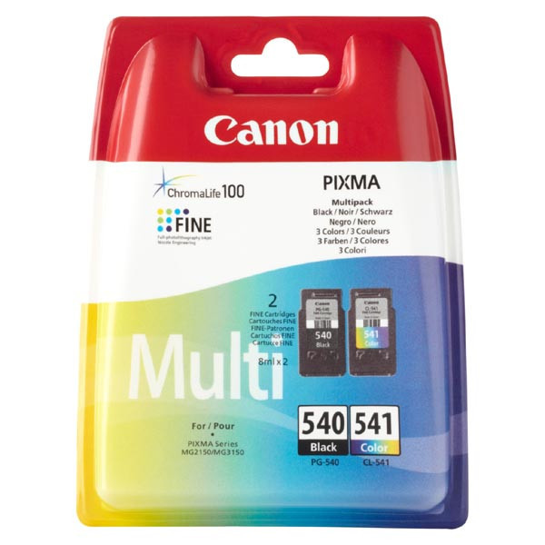 Canon originální ink PG540/CL541 multipack, black/color, 5225B006, Canon Pixma MG2150, 3150