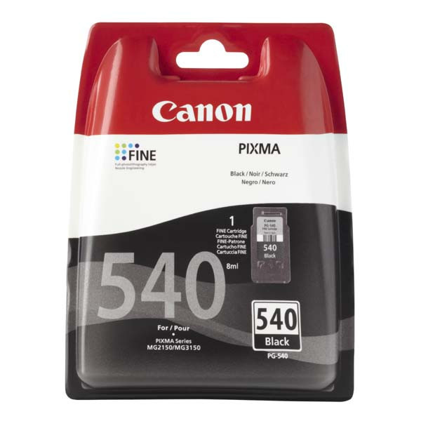 Canon originální ink PG540, black, 180str., 5225B005, Canon Pixma MG2150, 3150