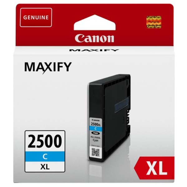 Canon originální ink PGI 2500XL, cyan, 19.3ml, 9265B001, high capacity, Canon MAXIFY iB4050, MB5