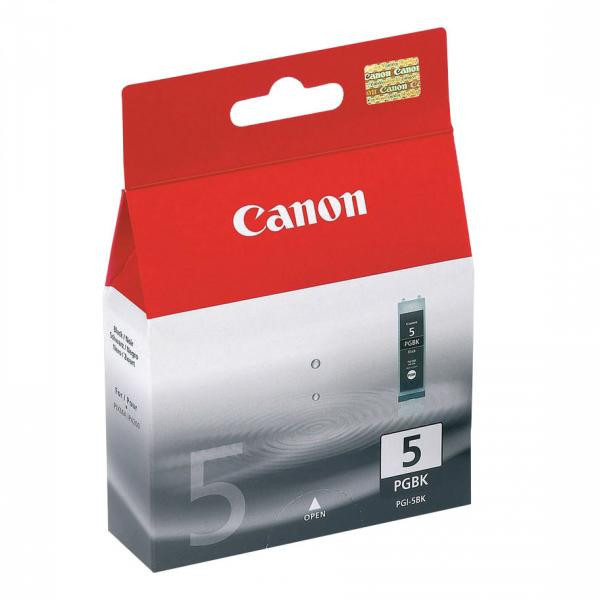 Canon originální ink PGI5BK, black, 360str., 26ml, 0628B001, Canon iP4200, 5200, 5200R, MP500, 8