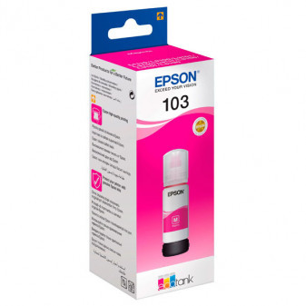 Epson originální ink C13T00S34A, 103, magenta, 65ml, Epson EcoTank L3151, L3150, L3111, L3110