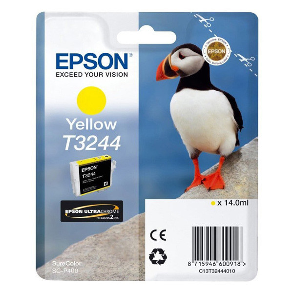 Epson originální ink C13T32444010, yellow, 14ml, Epson SureColor SC-P400