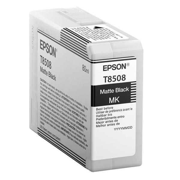 Epson originální ink C13T850800, matt black, 80ml, Epson SureColor SC-P800