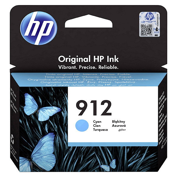 HP originální ink 3YL77AE, HP 912, cyan, 315str., high capacity, HP Officejet 8012, 8013, 8014,