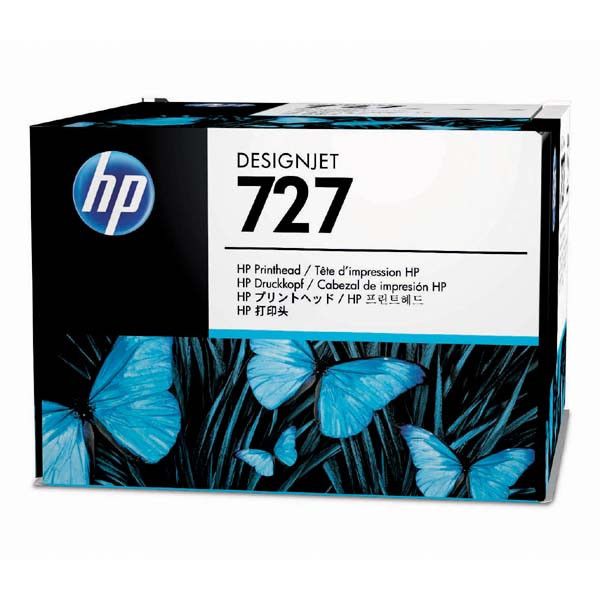 HP originální sada pro výměnu tiskové hlavy B3P06A, HP 727, CMYK, HP DesignJet T1500, T2500, T92