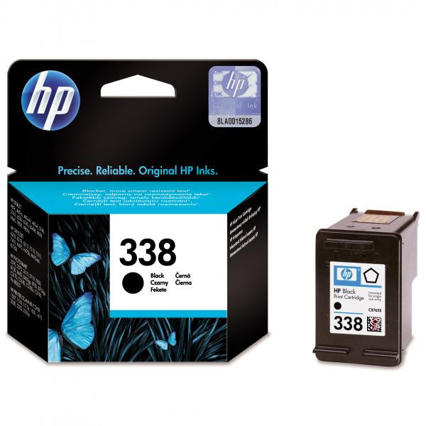 HP originální ink C8765EE, HP 338, black, blistr, 450str., 11ml, HP Photosmart 8150, 8450, OJ-62