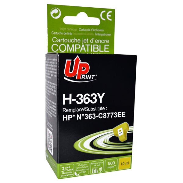 UPrint kompatibilní ink s C8773EE, HP 363, yellow, 10ml, H-363Y, pro HP Photosmart 8250, 3210, 3