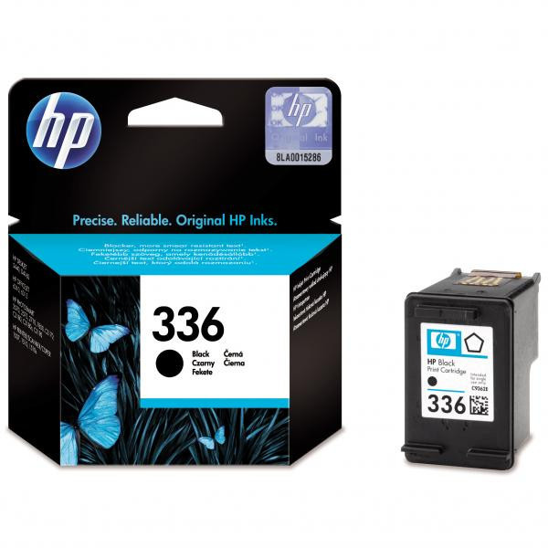 HP originální ink C9362EE, HP 336, black, 210str., 5ml, HP Photosmart 325, 375, 8150, C3180, DJ-