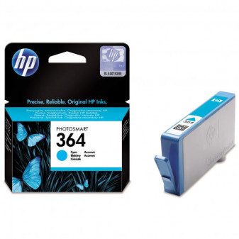 HP originální inkoust CB318E č.364 cyan 300str., pro HP Photosmart B8550, C5380, D5460