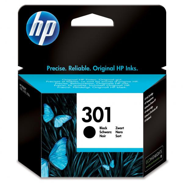 HP originální ink CH561EE, HP 301, black, blistr, 190str., HP HP Deskjet 1000, 1050, 2050, 3000,