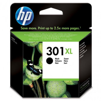 HP originálny ink CH563EE, HP 301XL, čierna, 480str., HP HP Deskjet 1000, 1050, 2050, 3000, 3050