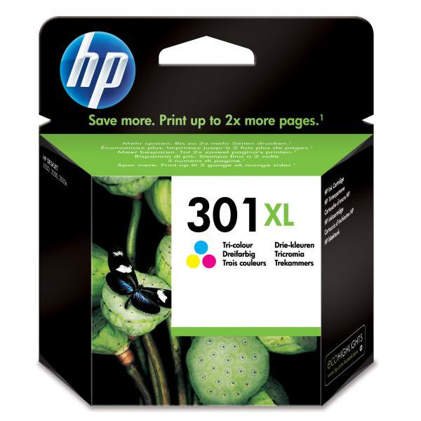 HP originální ink CH564EE, HP 301XL, color, 330str., HP HP Deskjet 1000, 1050, 2050, 3000, 3050