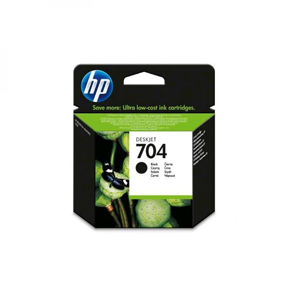 HP originální ink CN692AE, HP 704, černá, 480str., 6mlml, HP Deskjet 2060