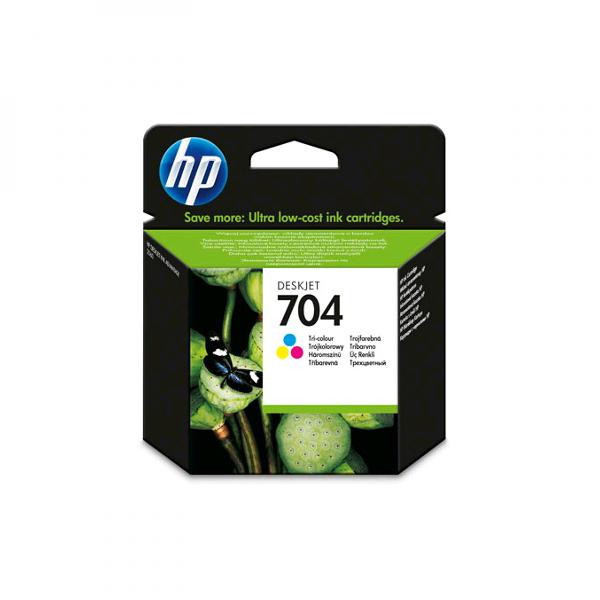 HP originální ink CN693AE, HP 704, color, 200str., 5,5 mlml, HP Deskjet 2060