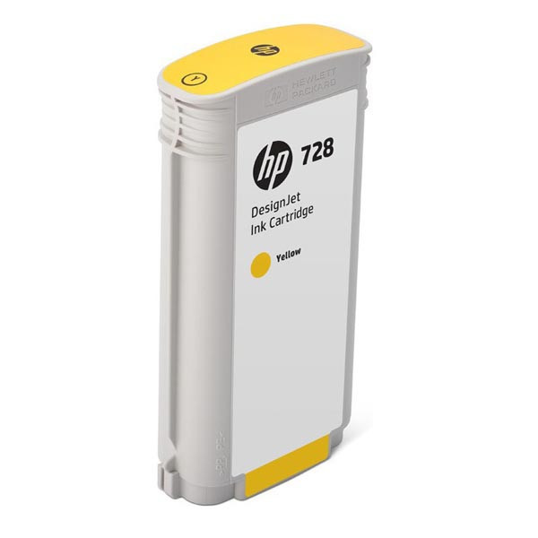 HP originální ink F9J65A, HP 728, yellow, 130ml, HP DesignJet T730, DesignJet T830, DesignJet T8