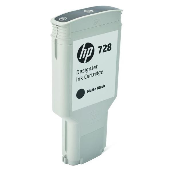 HP originální ink F9J68A, HP 728, matte black, 300ml, HP DesignJet T730, DesignJet T830, DesignJ