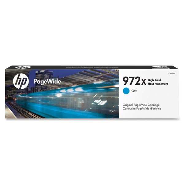 HP originální ink L0R09A, HP 981X, cyan, 10000str., 116ml, high capacity, HP PageWide MFP E58650