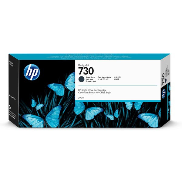 HP originální ink P2V71A, HP 730, matte black, 300ml, HP HP DesignJet T1700 44 printer series, T