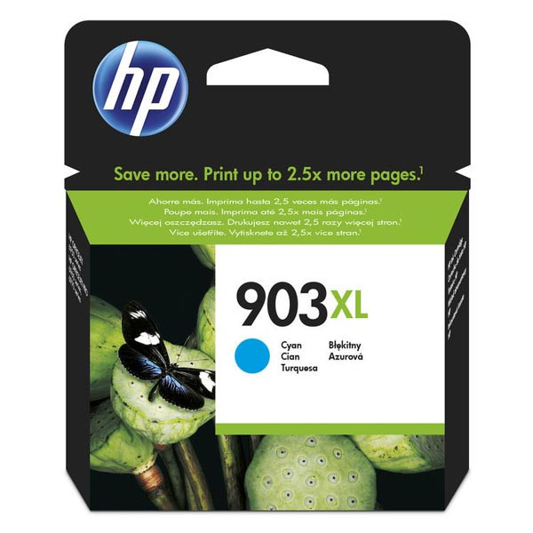 HP originální ink T6M03AE, HP 903XL, cyan, 825str., 9.5ml, high capacity, HP Officejet 6962,Pro