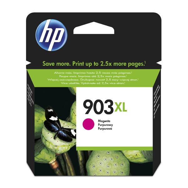 HP originální ink T6M07AE, HP 903XL, magenta, blistr, 825str., 9.5ml, high capacity, HP Officeje