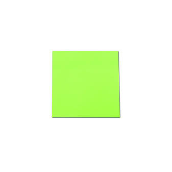 CONCORDE Samolepicí bloček zelený neon, 75x75mm, 100 listů,A0998