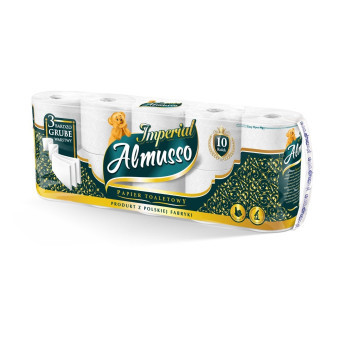 Toaletní papír Almusso Imperial 10 ks v balení 3 vrstvý 15 m-doprodej