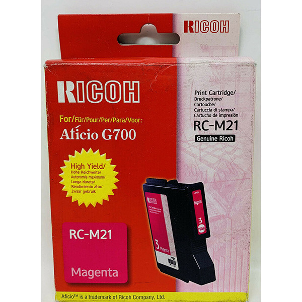 Ricoh originální gelová náplň 402278, magenta, 2300str., typ RC-M21, Ricoh G700