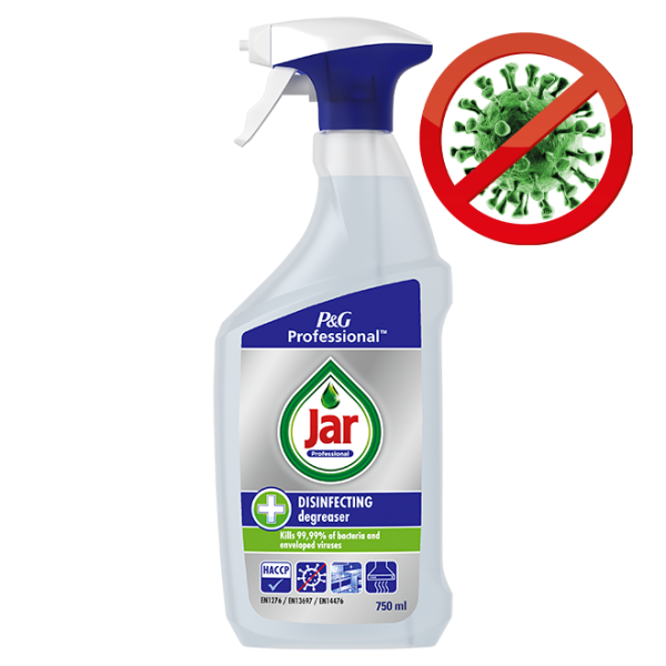 Odtłuszczacz Jar P&G Professional 2 w 1, 750 ml