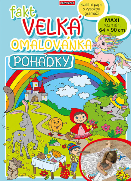 Fakt velká omalovánka - Pohádky