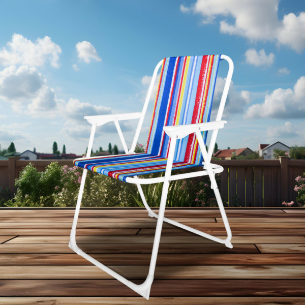 Linder Exclusiv Křeslo PO2600SR Duha s pruhy