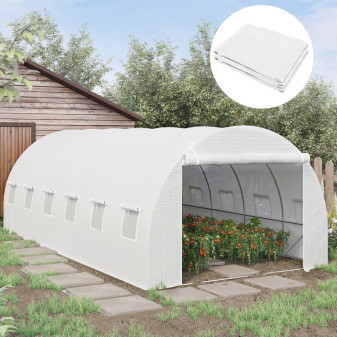 Aga Zahradní fóliovník 6x3x2 m Transparentní