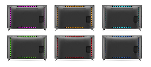 Aga RGB LED pásek za televizi 4x50 cm