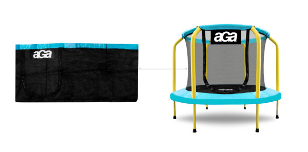 Aga Ochranná síť 150 cm na dětskou trampolínu Světle modrá