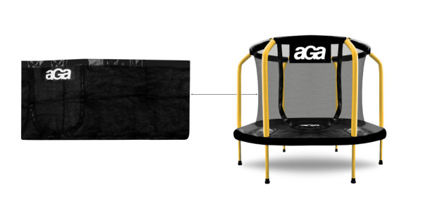 Aga Ochranná síť 150 cm na dětskou trampolínu Černá