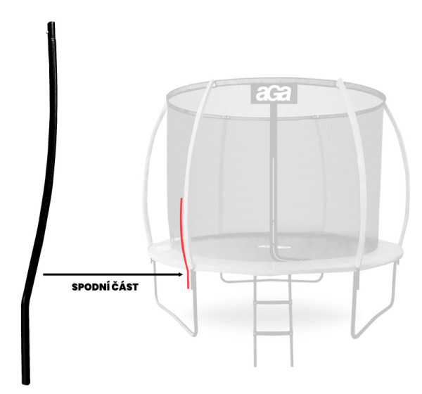 Aga Stojná tyč na trampolínu EXCLUSIVE 180/250/305/366 cm - spodní část