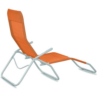 Aga 2x Zahradní lehátko SIESTA Oranžové