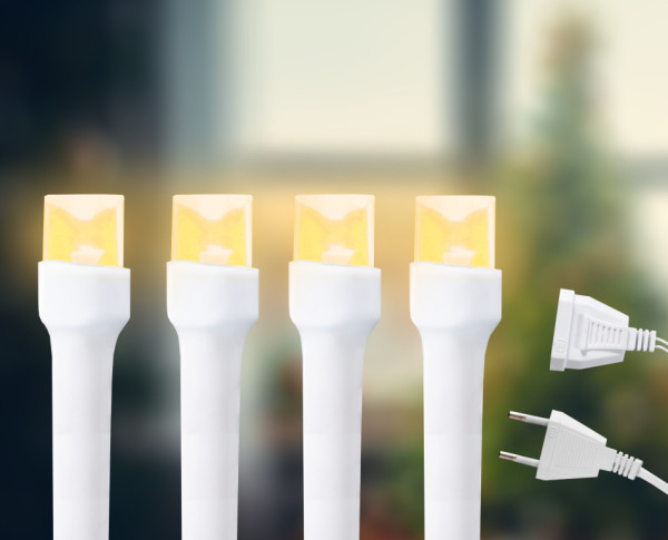 Aga Vánoční světelný závěs 500 LED Teplá bílá