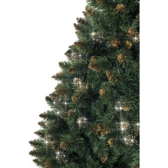 Aga Vánoční stromeček Borovice 180 cm Crystal zlatá