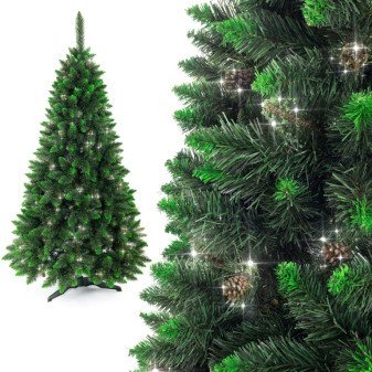 Aga Vánoční stromeček Borovice 150 cm Crystal smaragd