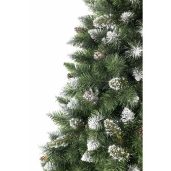 Aga Vánoční stromeček Borovice 150 cm Crystal stříbrná