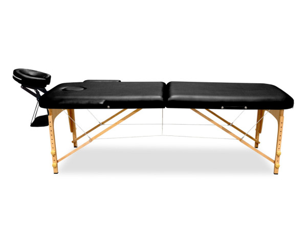 Aga Dřevěné masážní lehátko MR6150 Černé