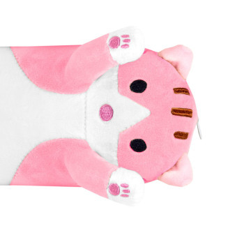 Aga4Kids Plyšový polštář Kočka Růžová 50 cm