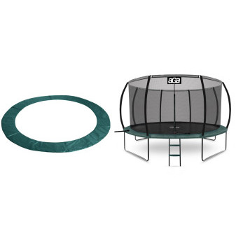 Aga Kryt pružin na trampolínu EXCLUSIVE 500 cm Tmavě zelený